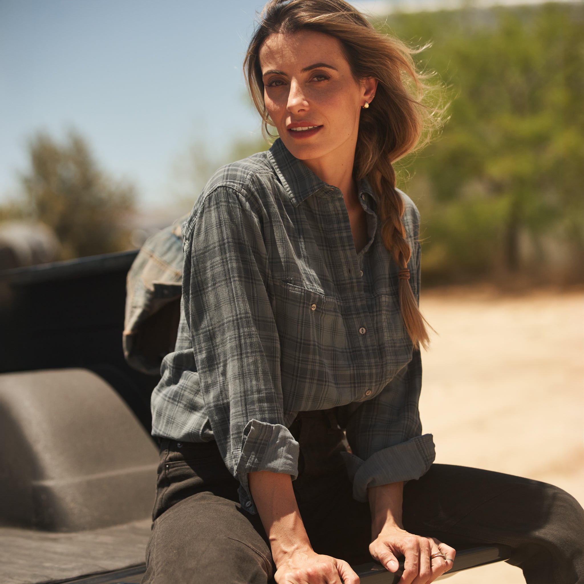 Dallas Oversized Plaid Shirt – Rowan