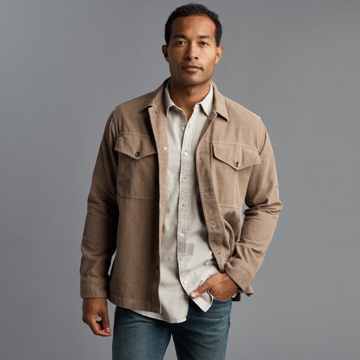 Grey field hotsell jacket mens