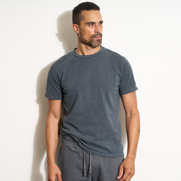 Mens 1955 Asher Standard Tee MKTP0012 Blue Dusk