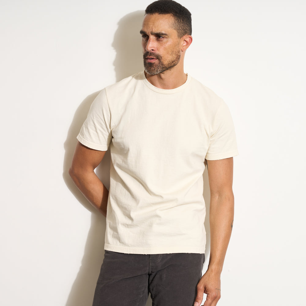 Mens 1955 Asher Standard Tee MKTP0012 Vintage White