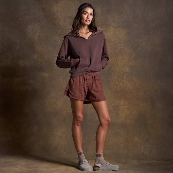 Womens Avery Classic Terry Hoodie WKLT0005 Mountain Ridge