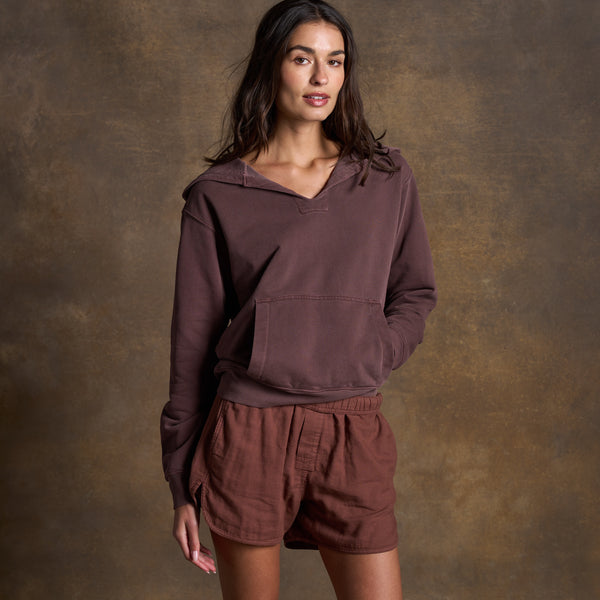 Womens Avery Classic Terry Hoodie WKLT0005 Mountain Ridge