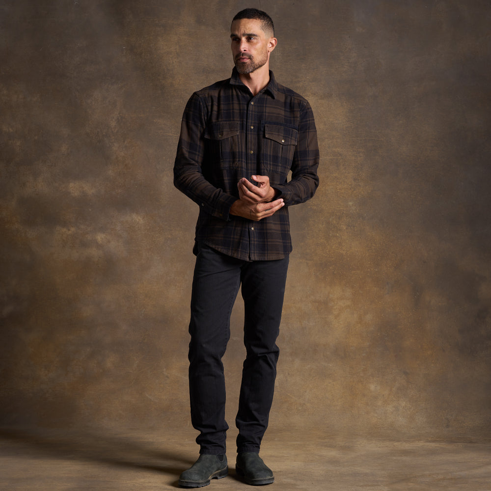 Mens Axel Flannel Shirt Jacket