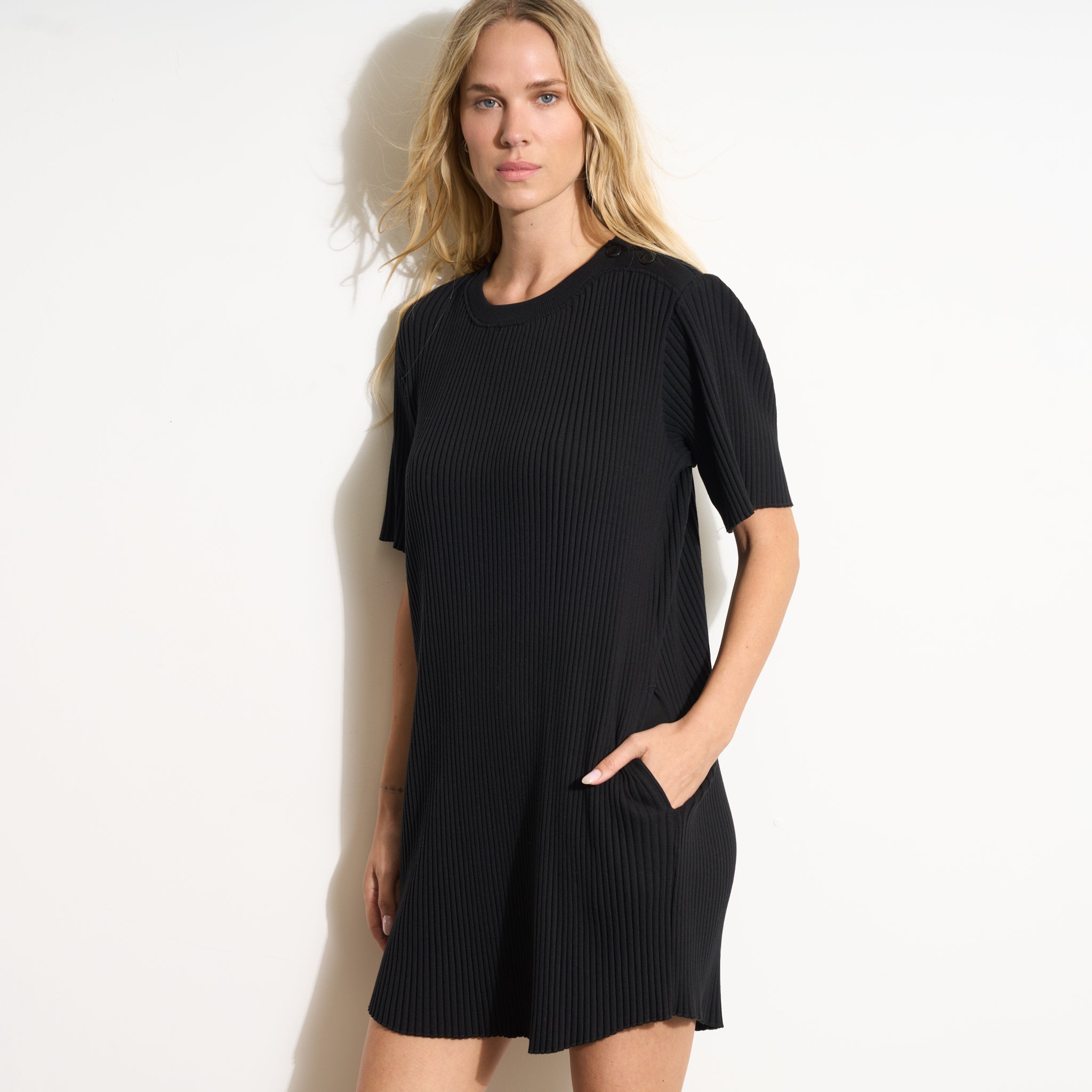 Alison Rib T-Shirt Dress – Rowan