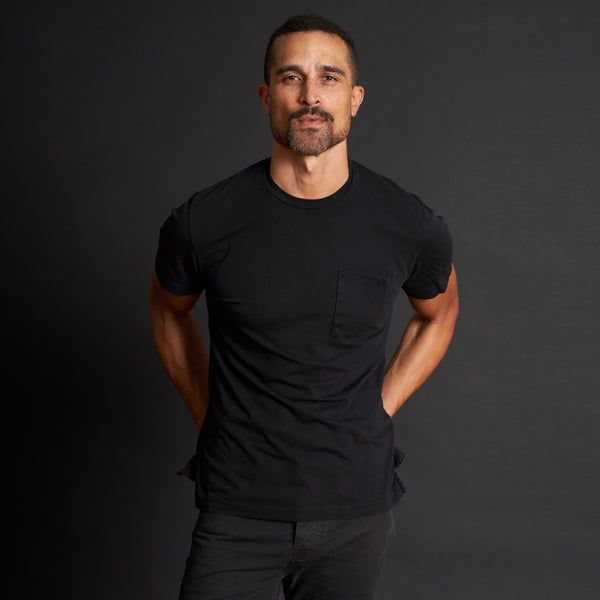 Mens Asher Pocket Tee MKTP0001 Black