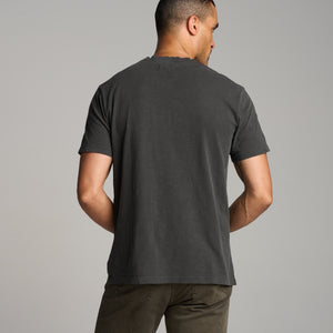 Mens Asher Standard Slub Tee MKTP0011 Faded Black