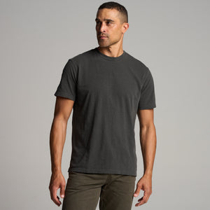 Mens Asher Standard Slub Tee MKTP0011 Faded Black