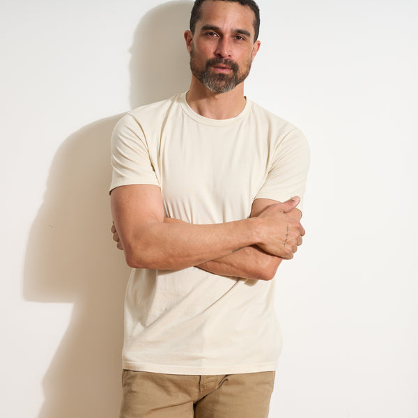 Mens Asher Standard Tee MKTP0002 Bone