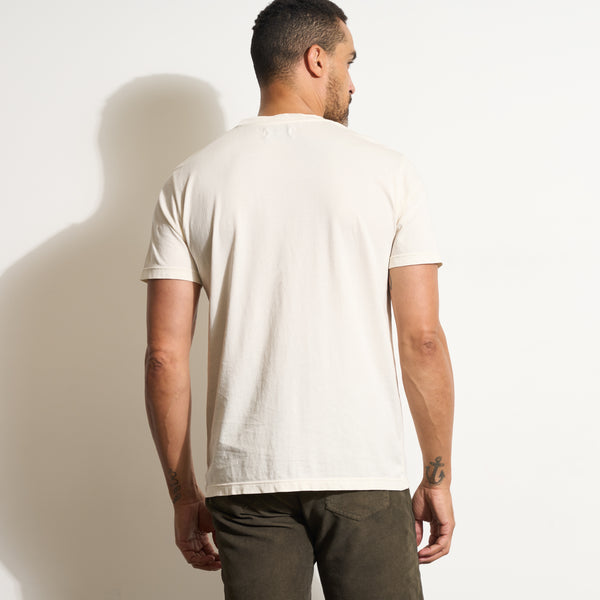 Mens Asher Standard Tee MKTP0002 Vintage White