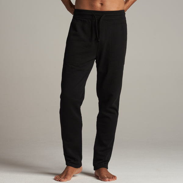 Mens Brady Terry Sweatpant MKLB0002 Black