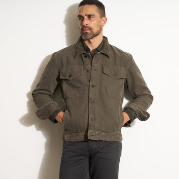 Mens Baron Trucker Jacket MWOW0009 Hickory