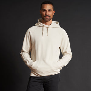 Mens Barton Terry Raglan Hoodie MKLT0002 Bone