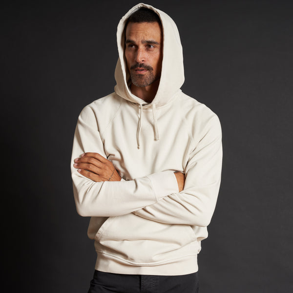 Mens Barton Terry Raglan Hoodie MKLT0002 Bone