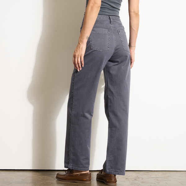 Womens Bernadette 5 Pocket Straight Leg Pant WWPT0010 Blue Dusk