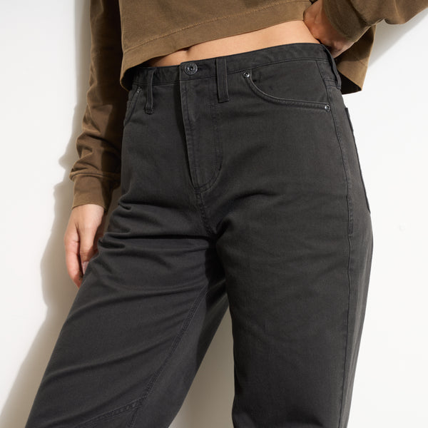 Womens Bernadette 5 Pocket Straight Leg Pant WWPT0010 Washed Black