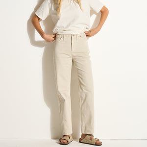 Womens Bernadette 5 Pocket Straight Leg Pant WWPT0010 Bone