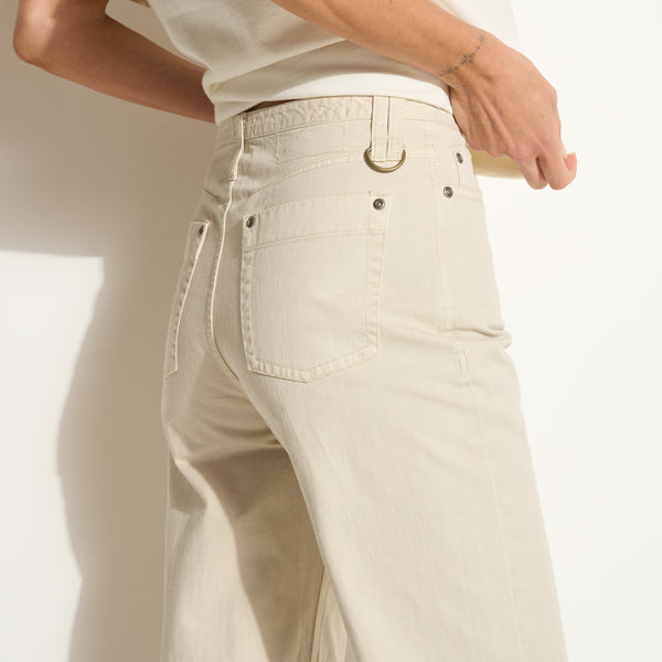 Womens Bernadette 5 Pocket Straight Leg Pant WWPT0010 Bone