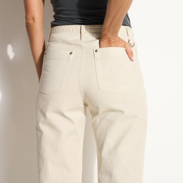 Womens Bernadette 5 Pocket Straight Leg Pant WWPT0010 Bone
