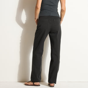 Womens Bernadette 5 Pocket Straight Leg Pant WWPT0010 Washed Black