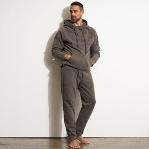 Mens Barton Terry Raglan Hoodie MKLT0002 Hickory