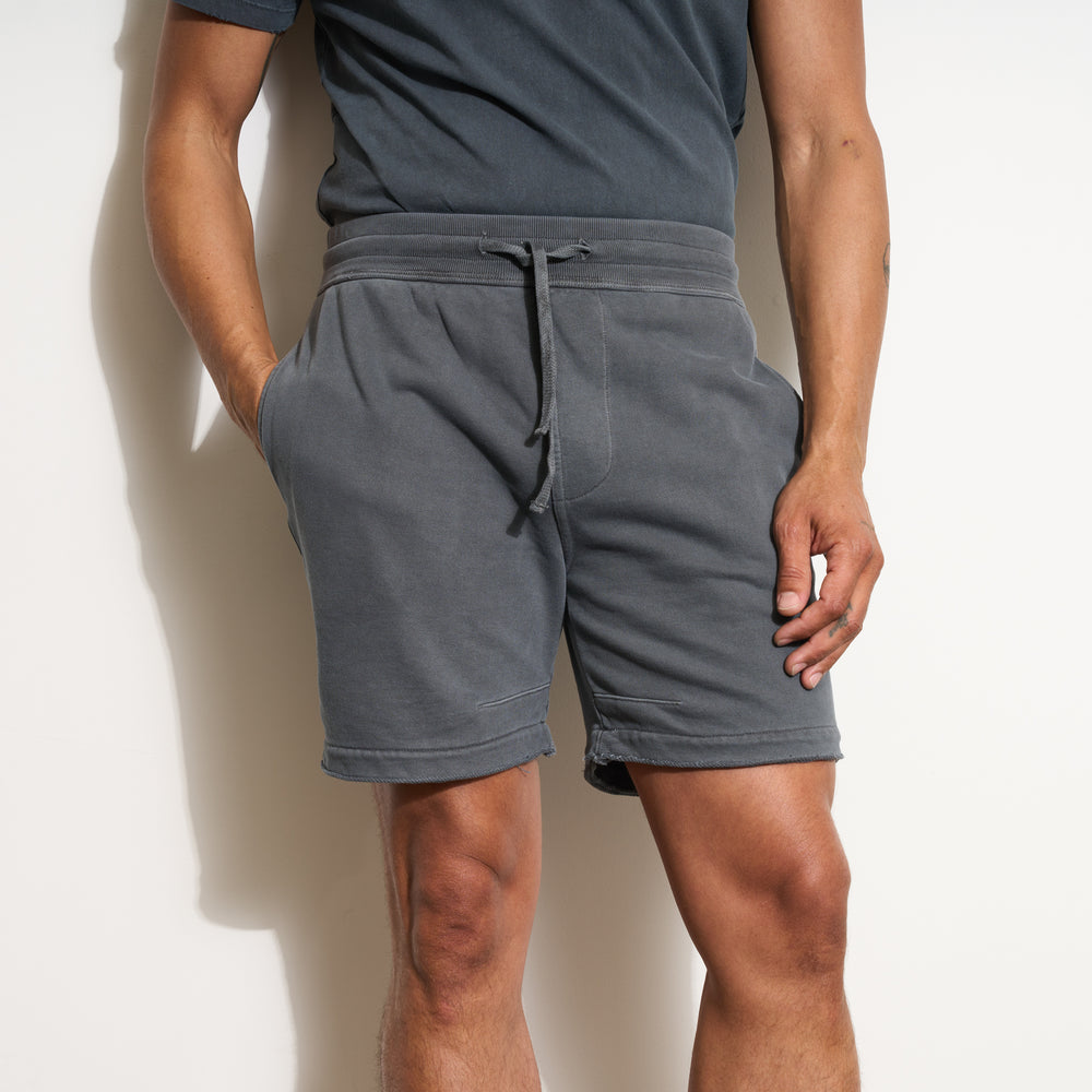 Mens Brady Terry Sweatshort MKLB0001 Blue Dusk