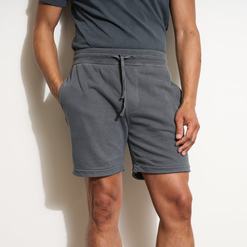 Mens Brady Terry Sweatshort MKLB0001 Blue Dusk