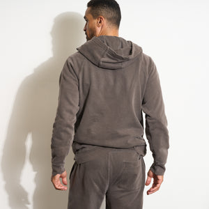 Mens Barton Terry Raglan Hoodie MKLT0002 Hickory
