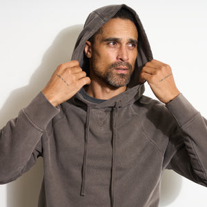 Mens Barton Terry Raglan Hoodie MKLT0002 Hickory