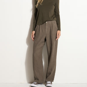 Womens Cameron Wide Leg Linen Pant WWPT0005 Sparrow