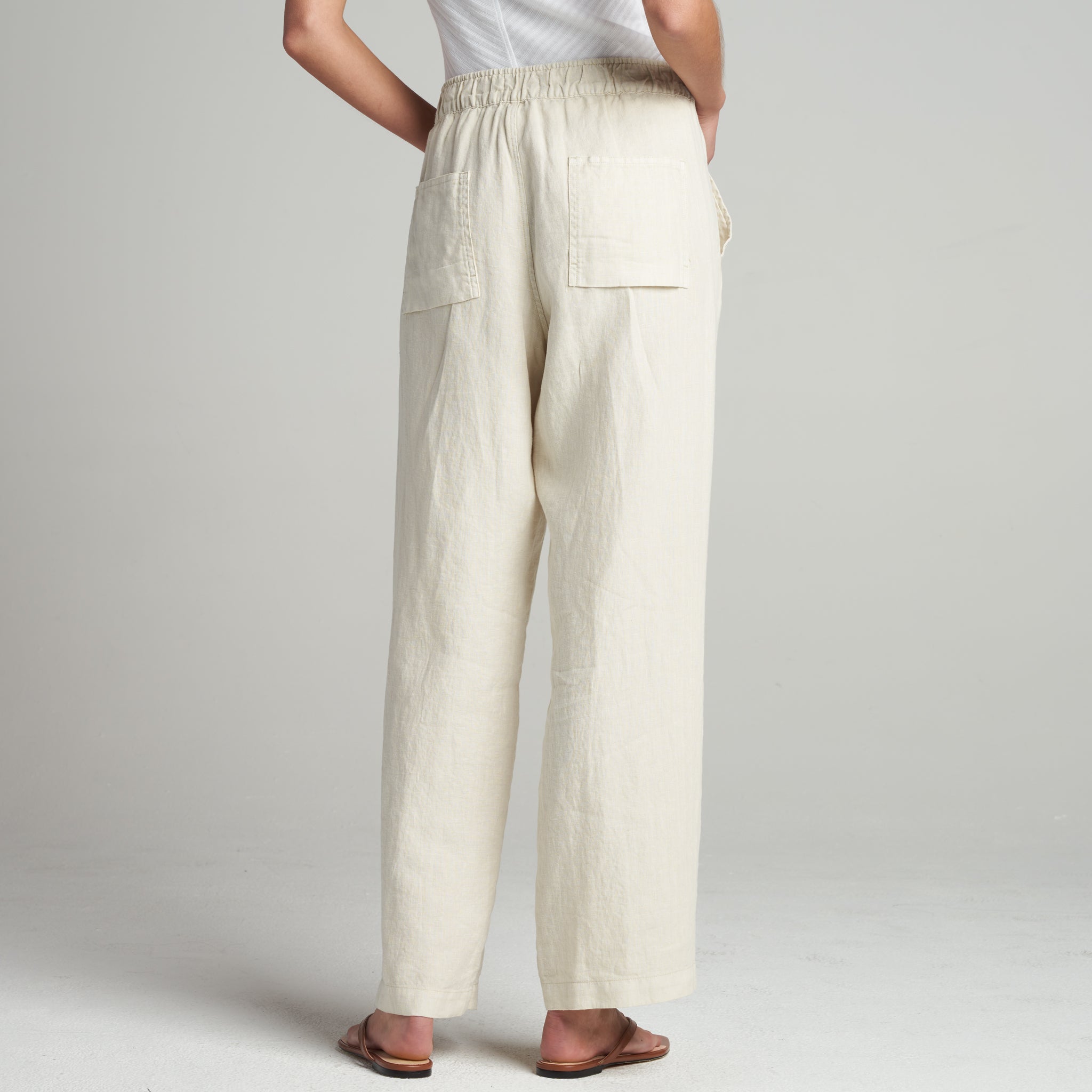 Cameron Women s Wide Leg Linen Pants