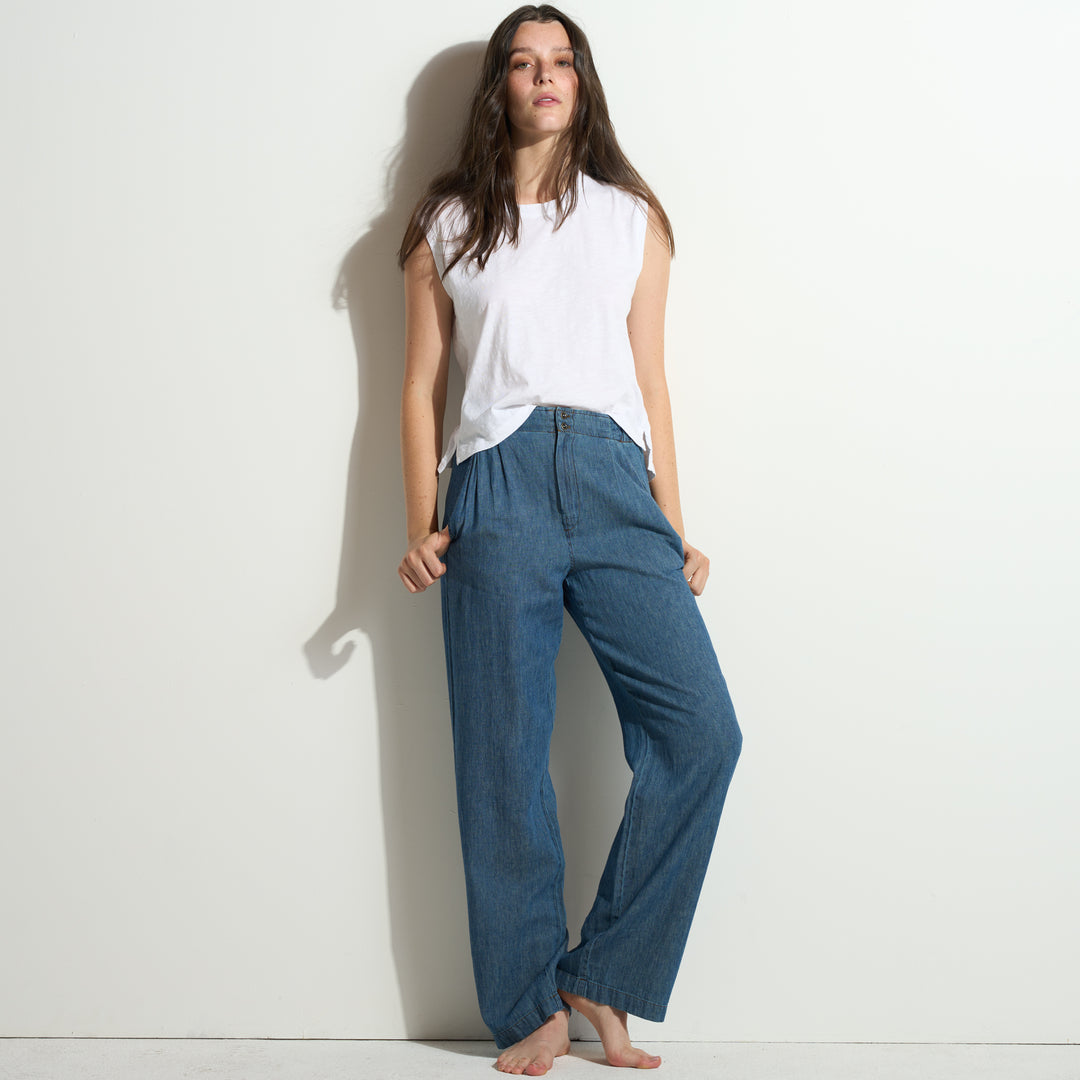 Cameron Japanese Fluid Denim Pant – Rowan
