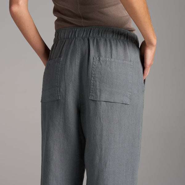 Womens Cameron Wide Leg Linen Pant WWPT0005 Flint