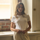 Womens Tyler Slub Tee WKTP0011 White