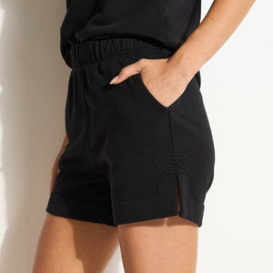 Womens Charlotte Cotton Terry Short WKLB0002 Black