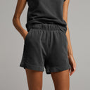 Womens Charlotte Cotton Terry Short WKLB0002 Faded Black
