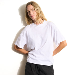 Womens Claire Oversized Crewneck Tee