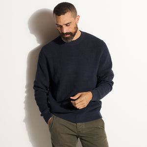 Colton Waffle Crewneck Sweater