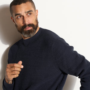 Colton Waffle Crewneck Sweater