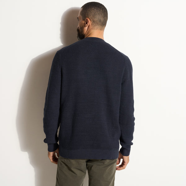 Colton Waffle Crewneck Sweater