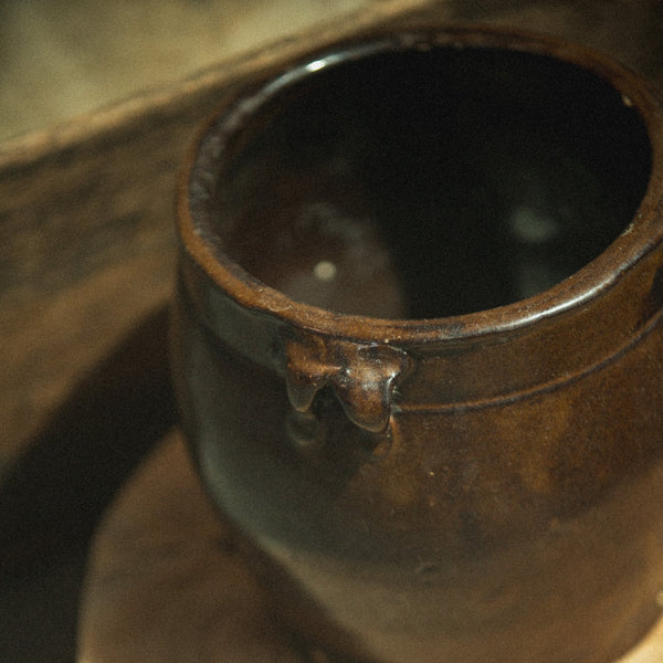 Brown Glazed Pot