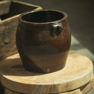 Brown Glazed Pot