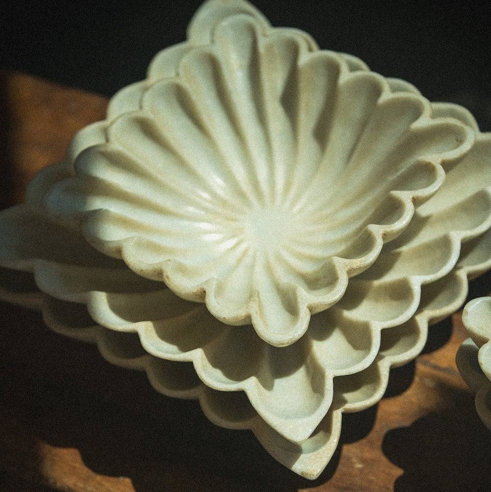 Home Square Marble Plate