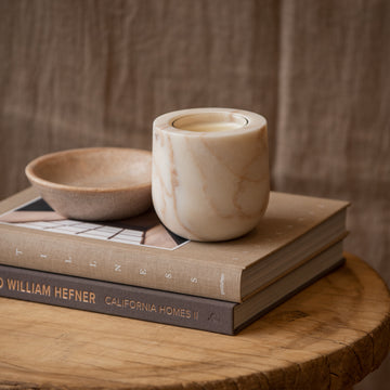 Home Calacatta Gold Marble Refillable Candle HMCA0024 Gold