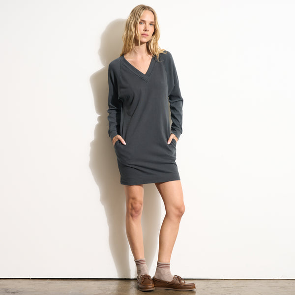 Womens Dawson Raglan Sleeve Heritage Dress WKDR0007 Blue Dusk