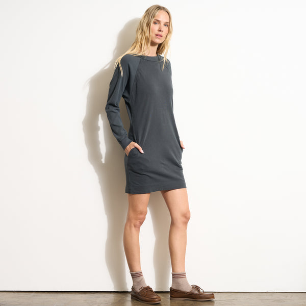 Womens Dawson Raglan Sleeve Heritage Dress WKDR0007 Blue Dusk