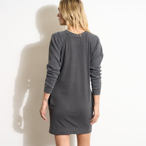 Womens Dawson Raglan Sleeve Heritage Dress WKDR0007 Faded Black