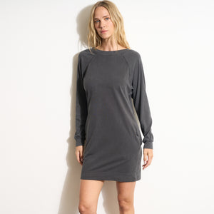 Womens Dawson Raglan Sleeve Heritage Dress WKDR0007 Faded Black