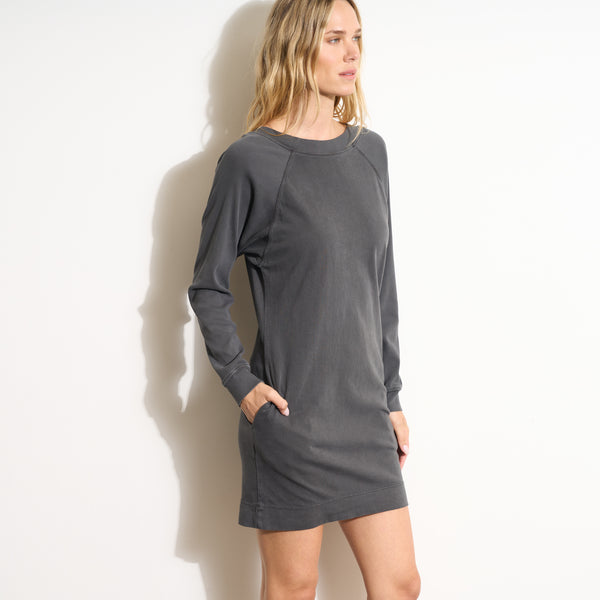 Womens Dawson Raglan Sleeve Heritage Dress WKDR0007 Faded Black