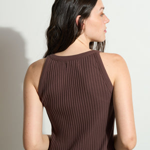 Womens Duluth V Neck Rib Tank Dress WKDR0009 Mountain Ridge
