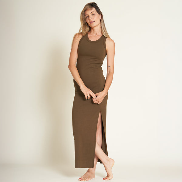 Womens Dylan Knit Maxi Dress WKDR0001 Willow Green XL